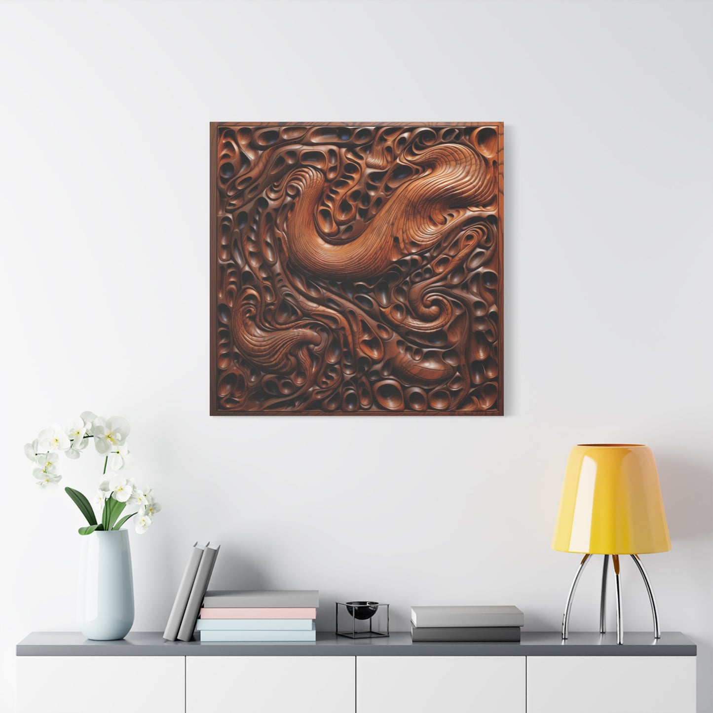 The Hidden Flow Canvas Print