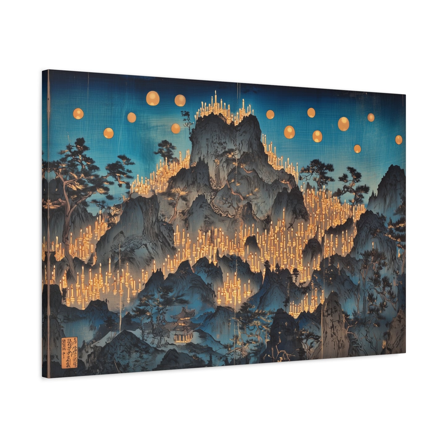 Lanterns of Twilight Canvas Print