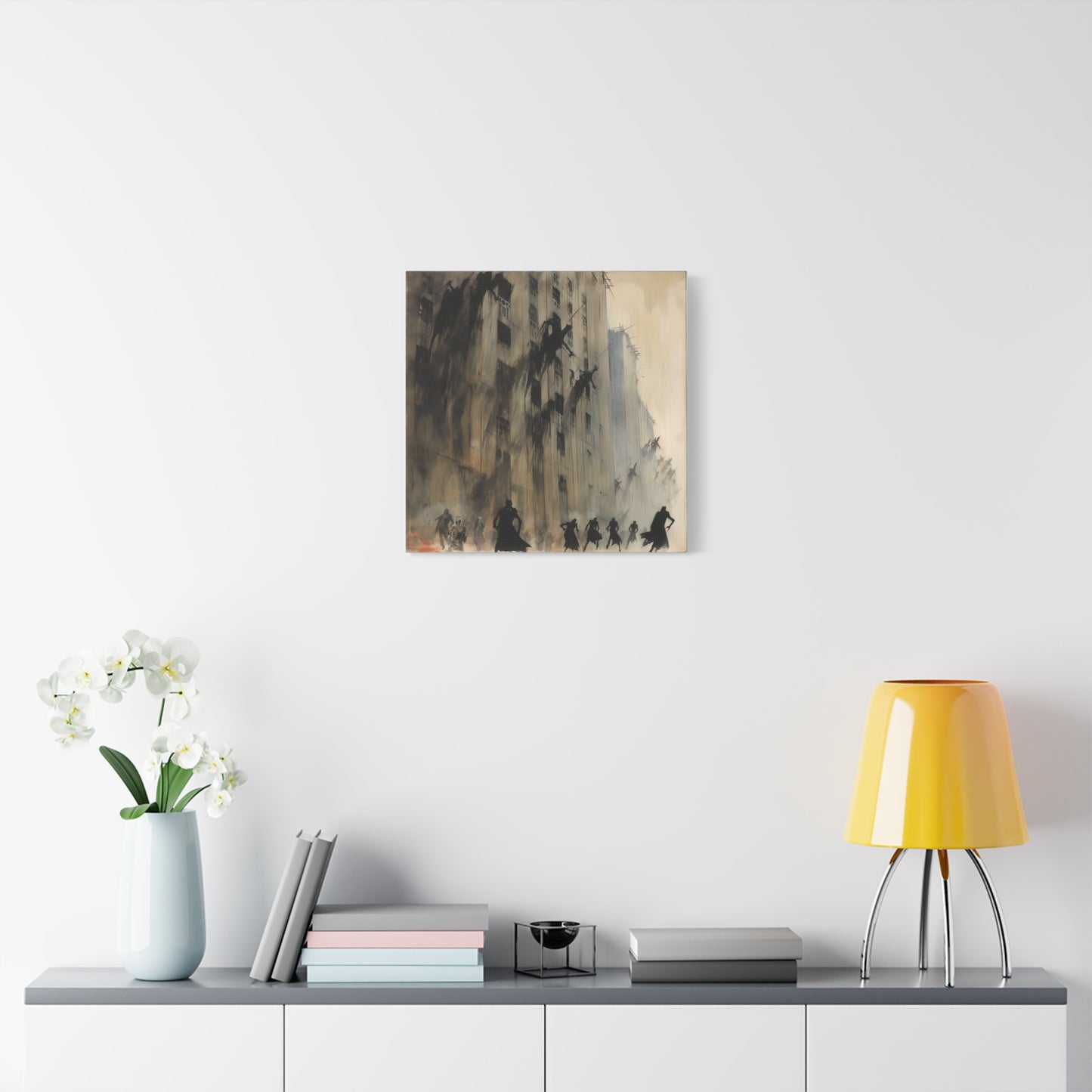 Stark Descent Canvas Print