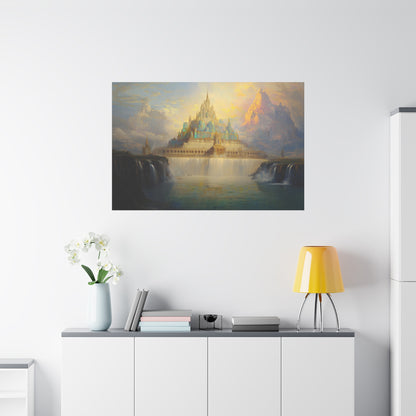 Valinor's Ascent Canvas Print