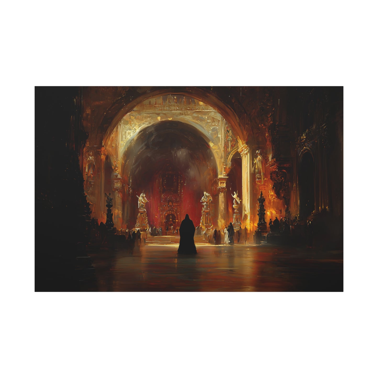 The Cathedral's Whisper Canvas Print