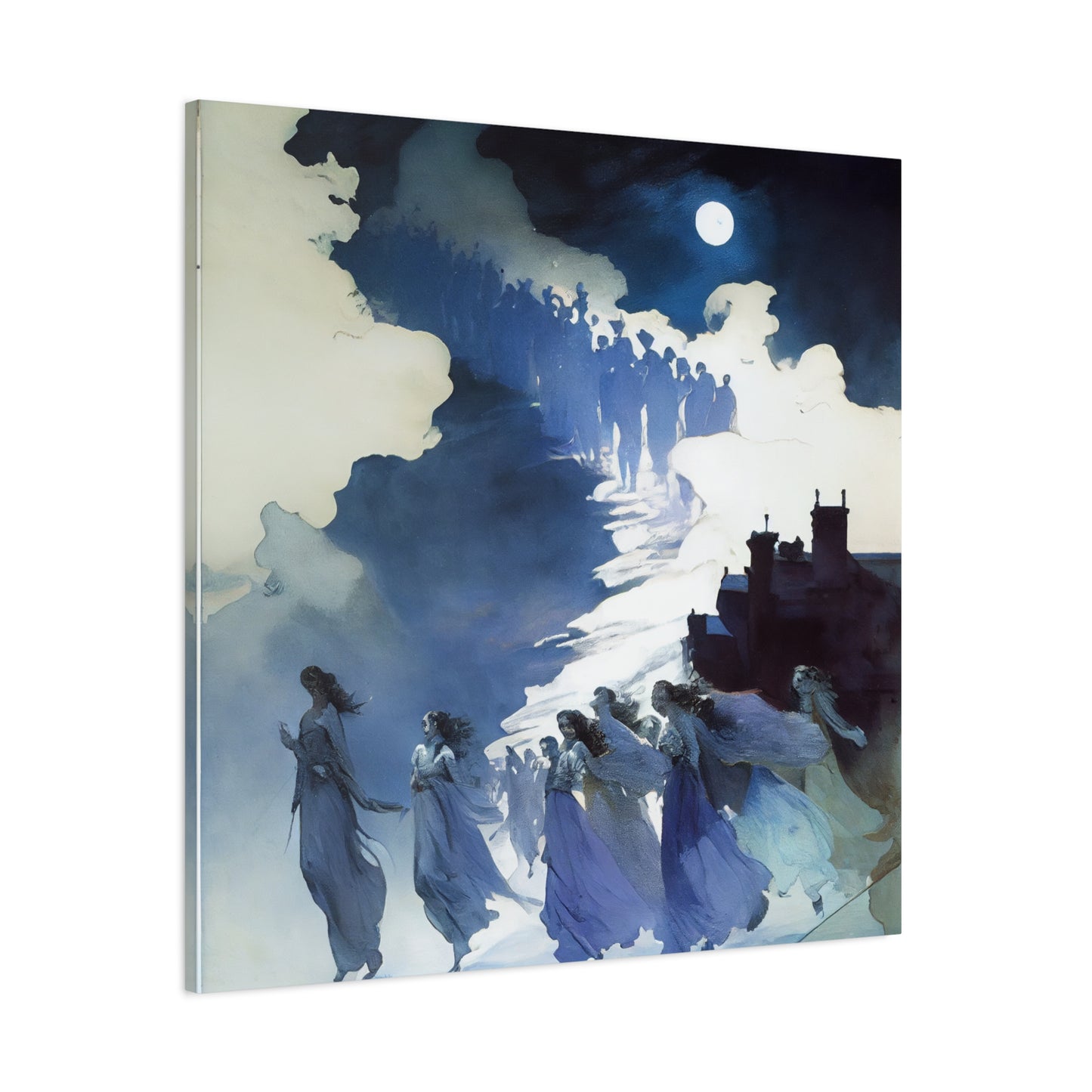 Midnight Procession Canvas Print