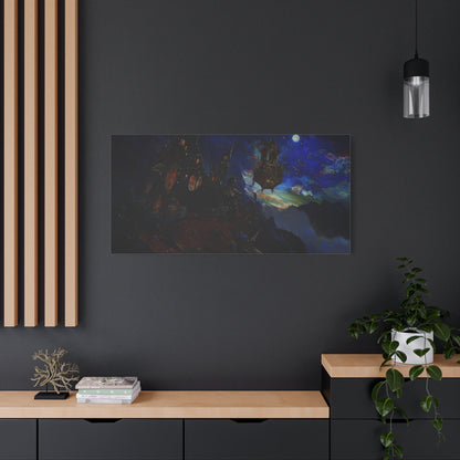 Shadowed Aegis Canvas Print