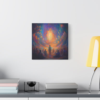 Souls in Silence Canvas Print