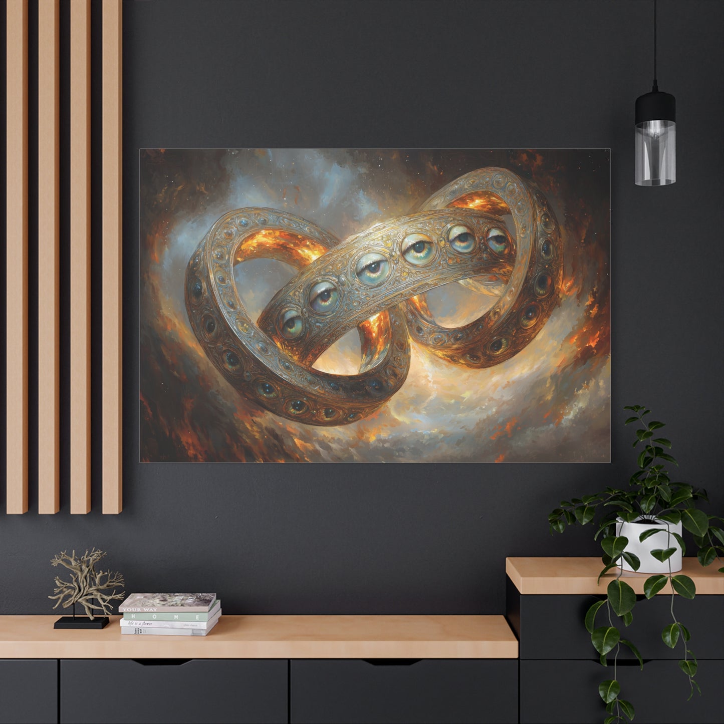 The Infinite Gaze Canvas Print