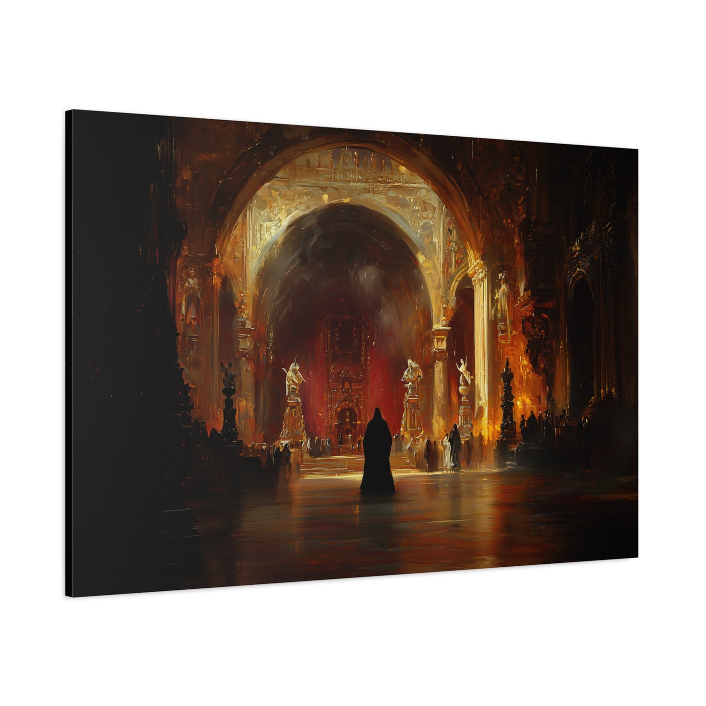 The Cathedral's Whisper Canvas Print