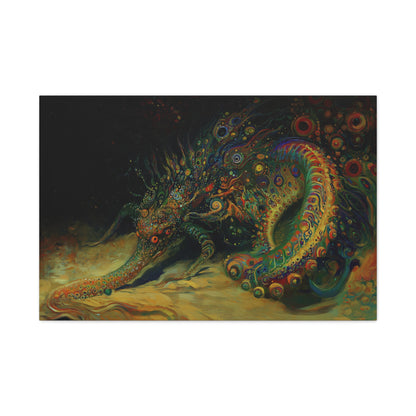 Serpent of Lore Canvas Print