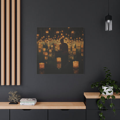 Stillness and Candles Canvas Print