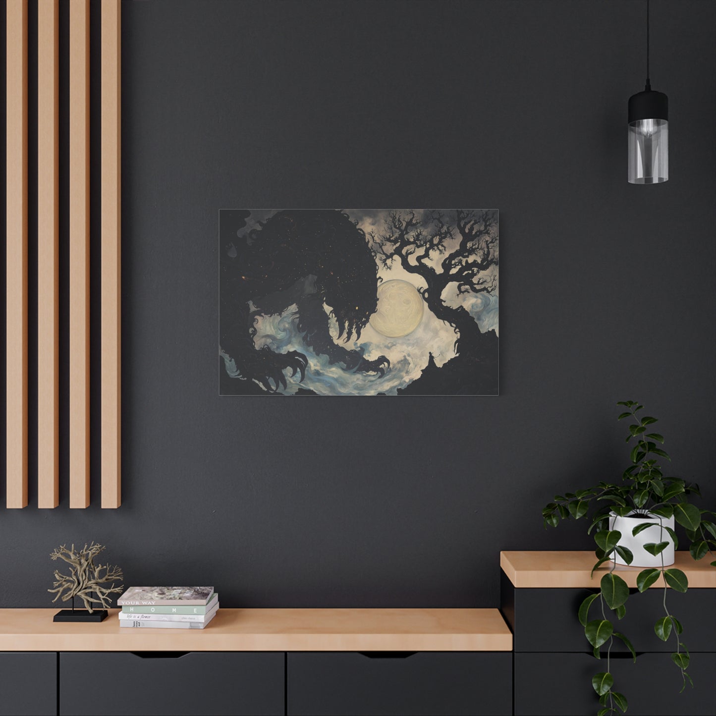 The Night's Lore Canvas Print