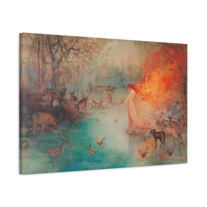 The Dreaming Forest Canvas Print