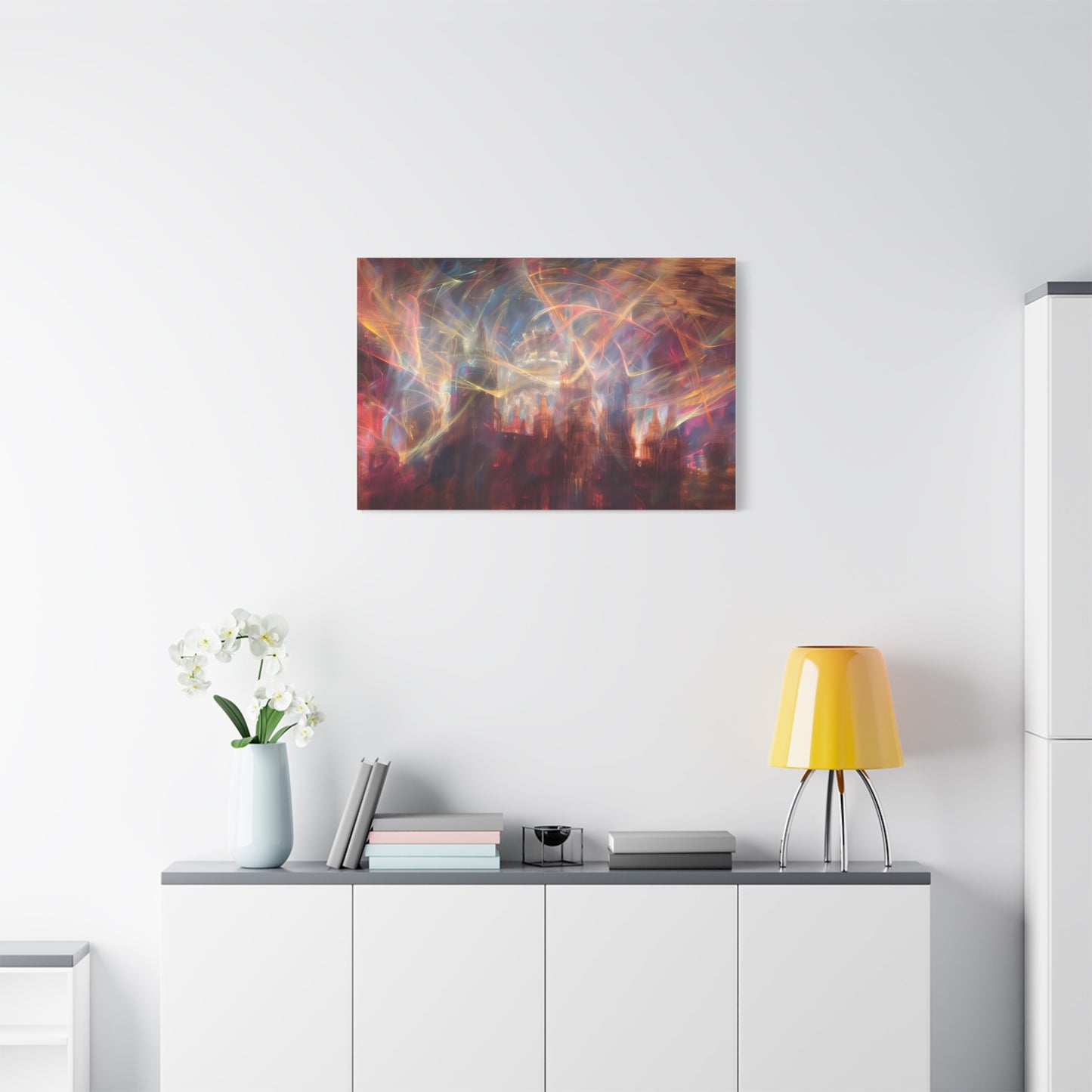 The Starlit Citadel Canvas Print