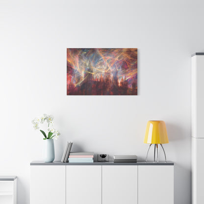 The Starlit Citadel Canvas Print