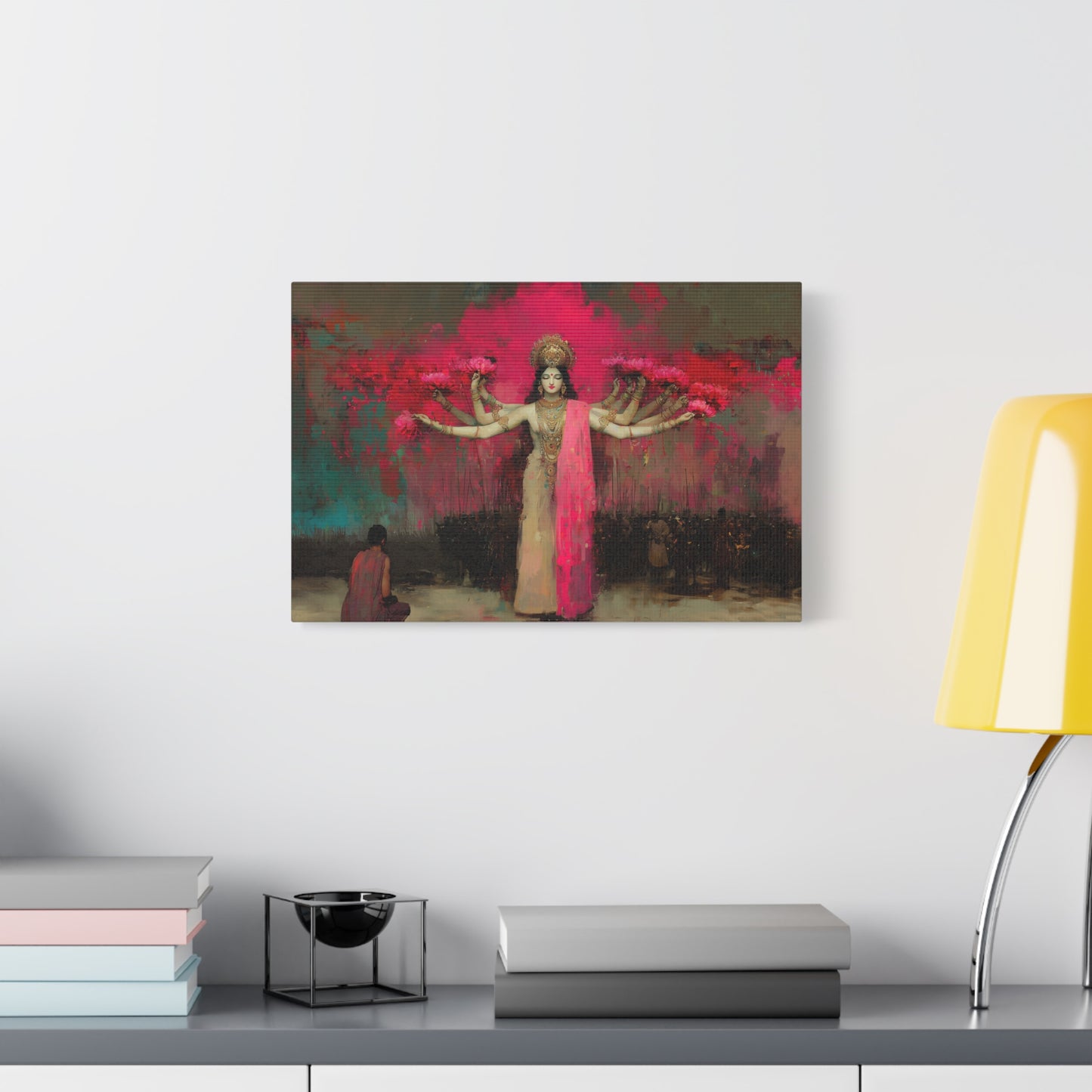 The Lotus Deity Canvas Print