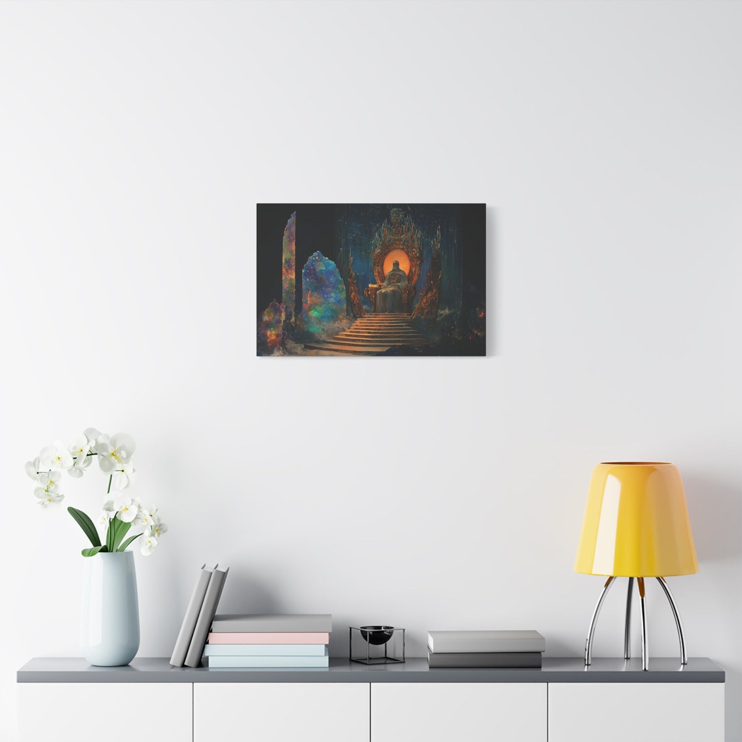 The Cosmic Monarch Canvas Print