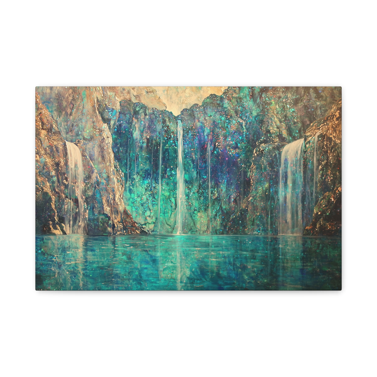 Abyssal Cascade Canvas Print