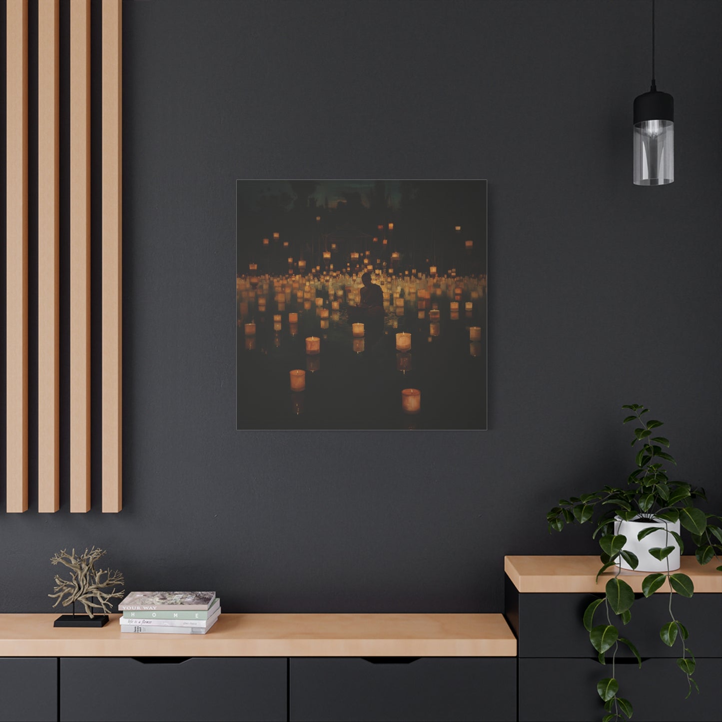 Whispering Lanterns Canvas Print