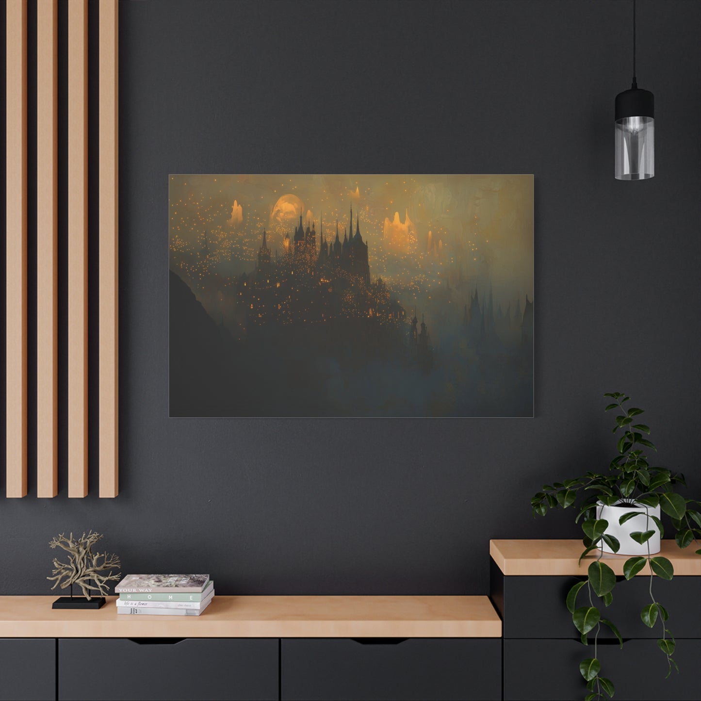 The Night Awakes Canvas Print