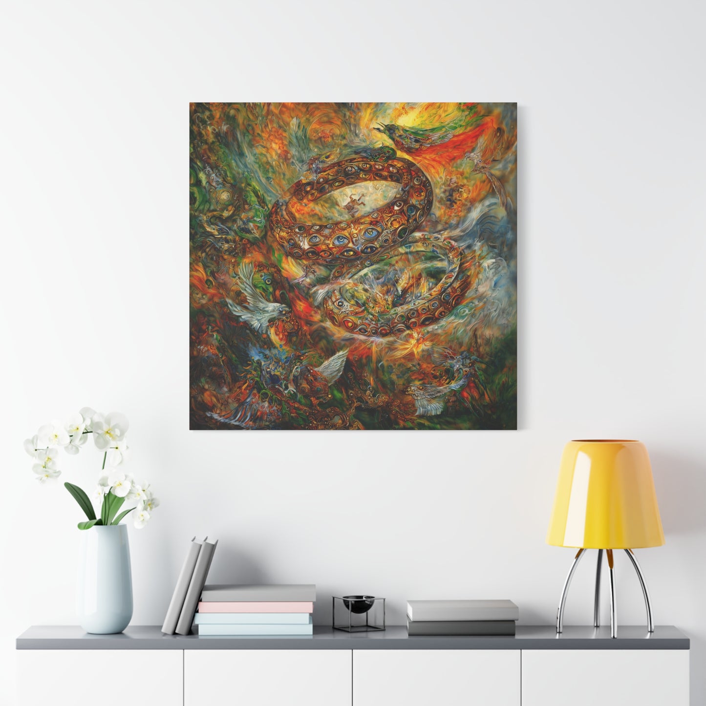 The Phoenix Rings Canvas Print