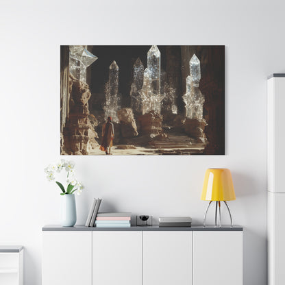 The Luminescent Cavern Canvas Print