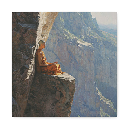 Balance of the Cliff Canvas Print