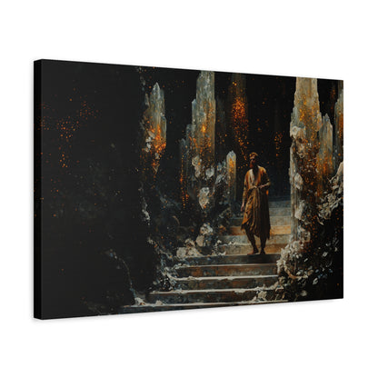 Stardust Pathways Canvas Print