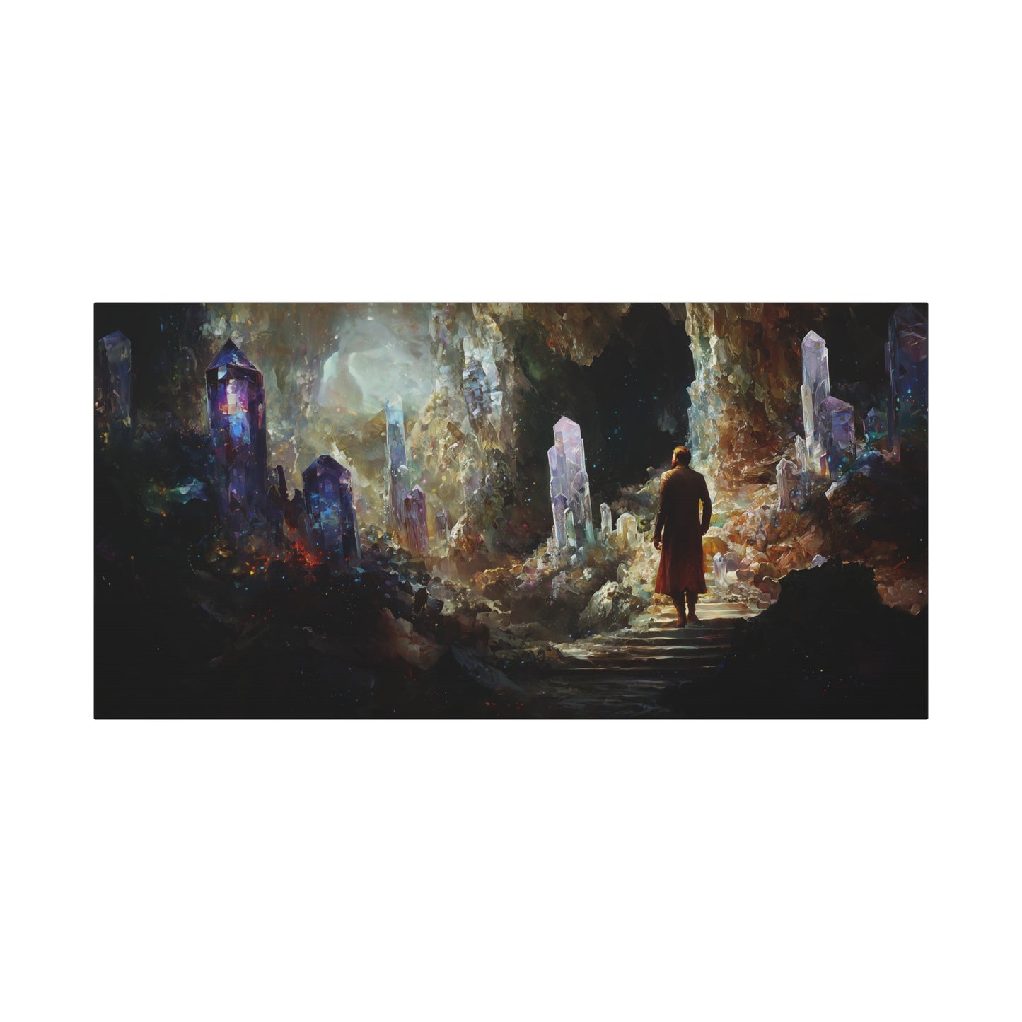 Path of Luminescence Canvas Print