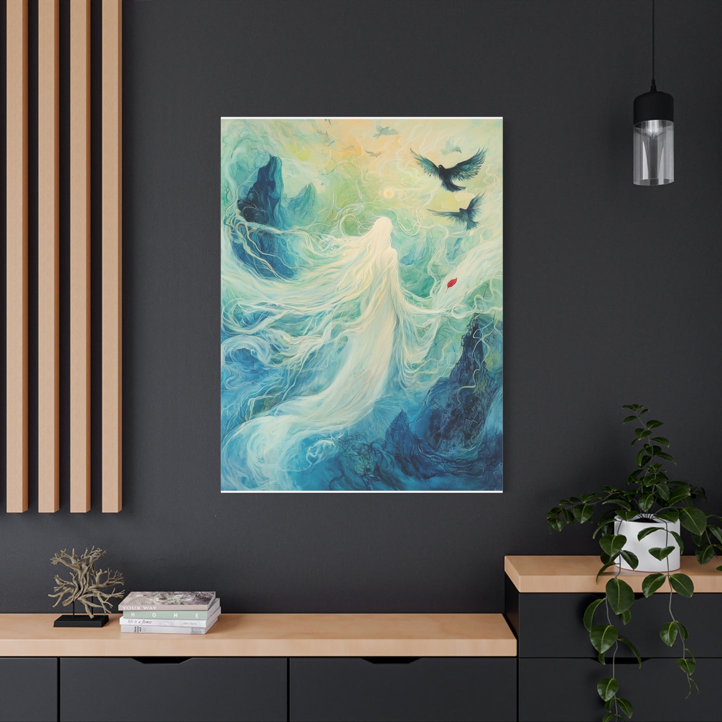 The Whispering Veil Canvas Print