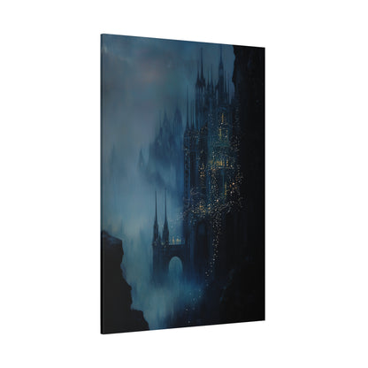 The Misty Spires Canvas Print