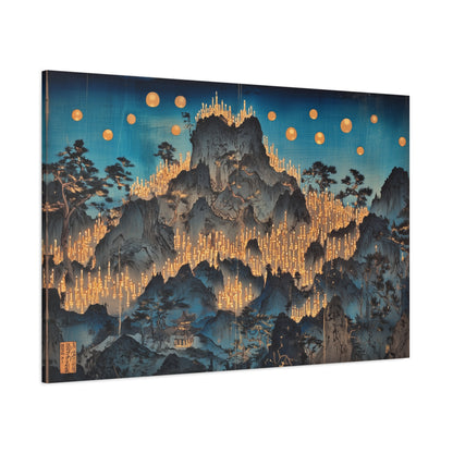 Lanterns of Twilight Canvas Print