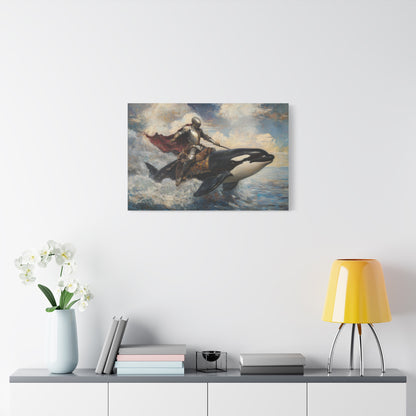 Leviathan's Knight Canvas Print