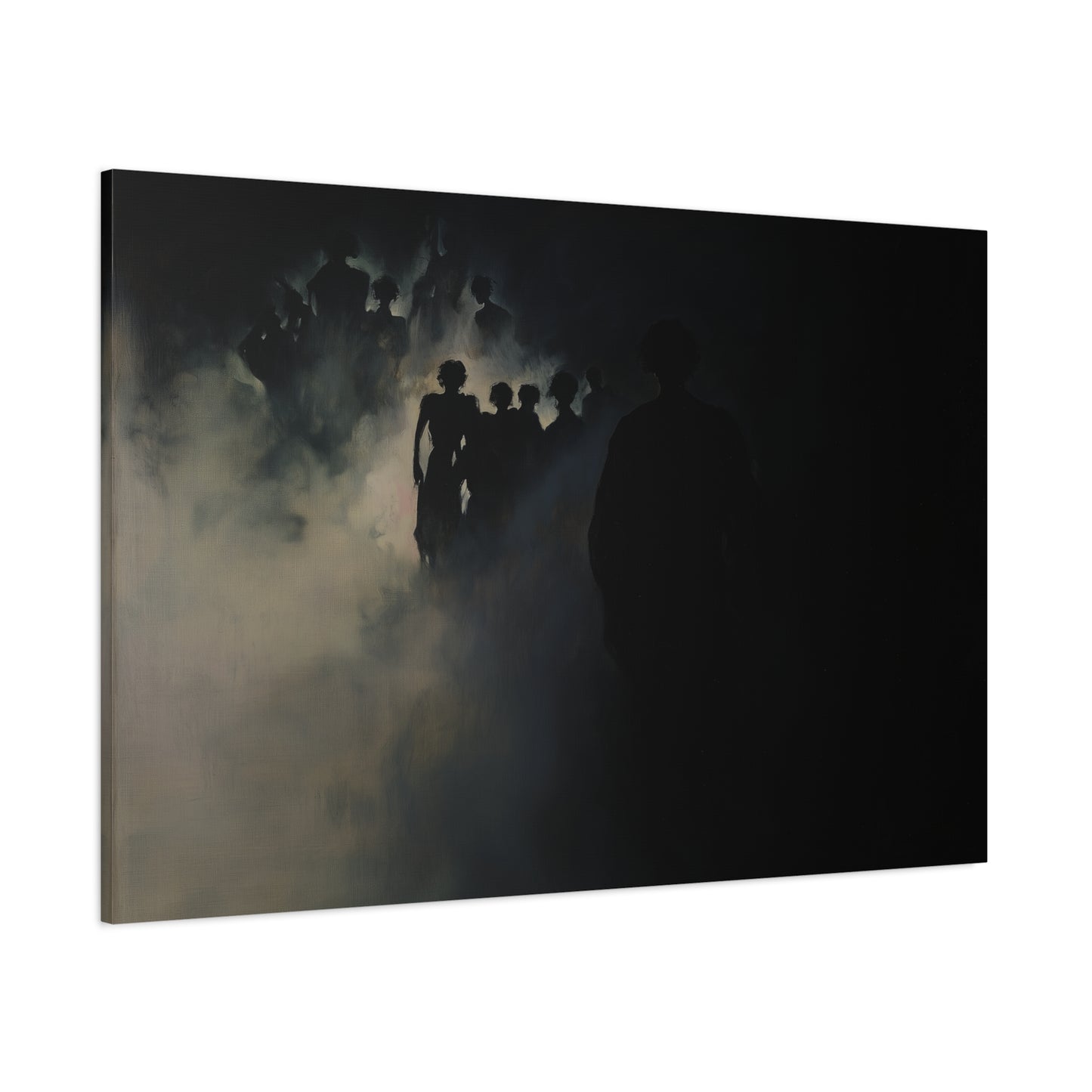 Silhouettes in Quietude Canvas Print