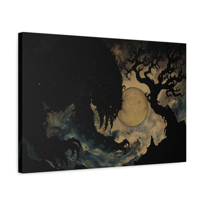 Shadow's Lament Canvas Print