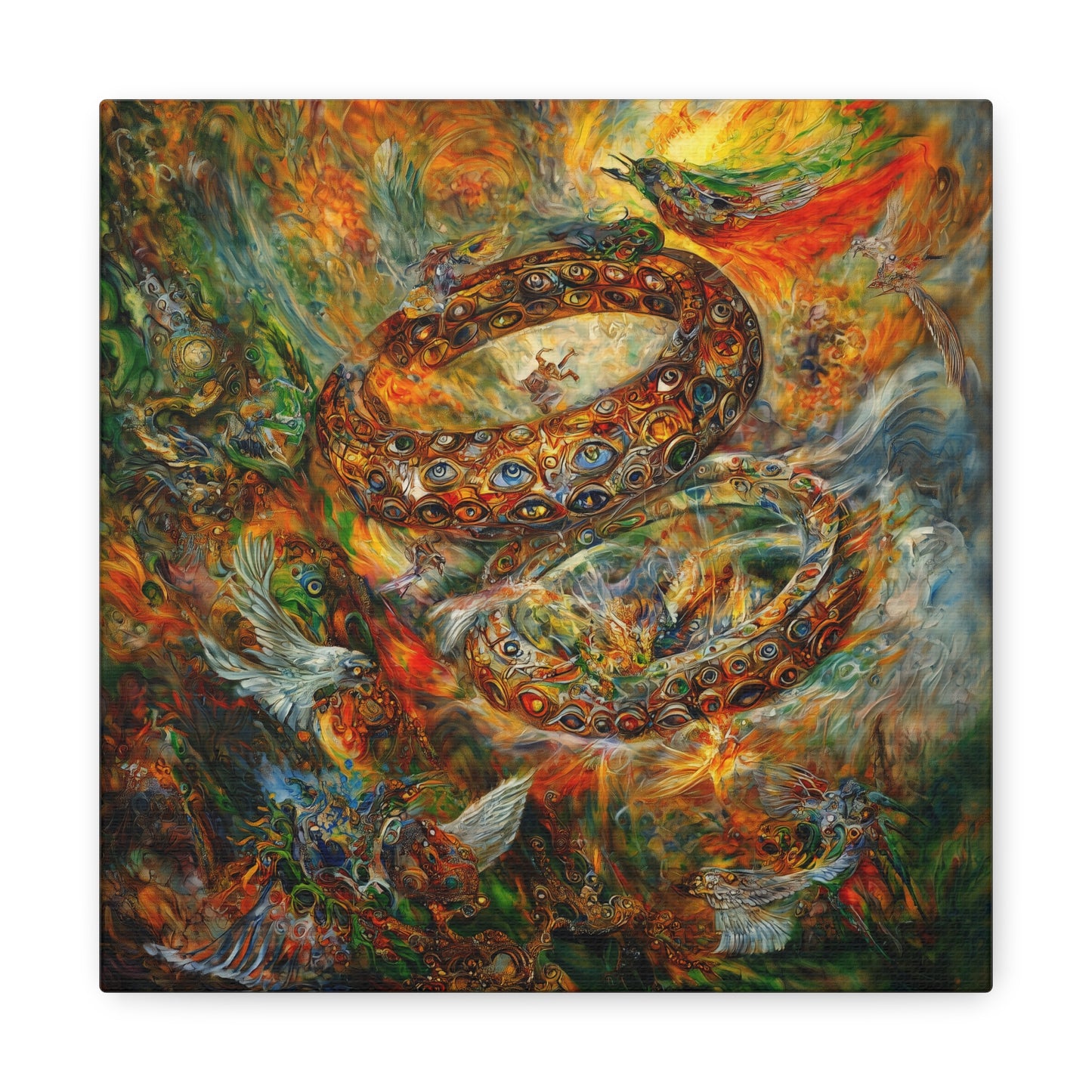 Rings of Aether Canvas Print