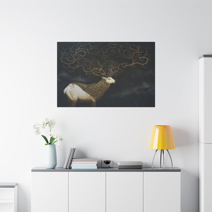 Antlers Speak Canvas Print