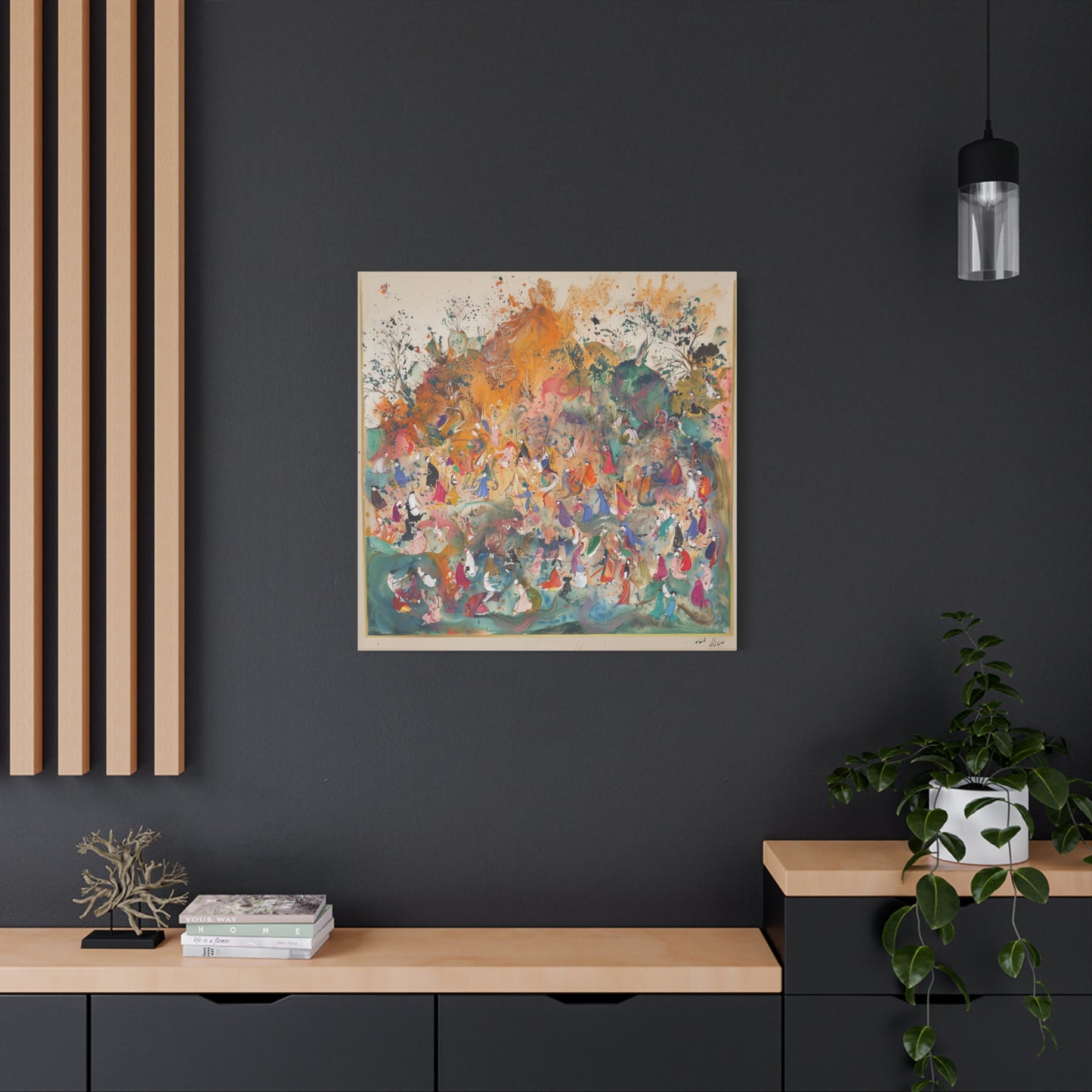 Riotous Quietude Canvas Print