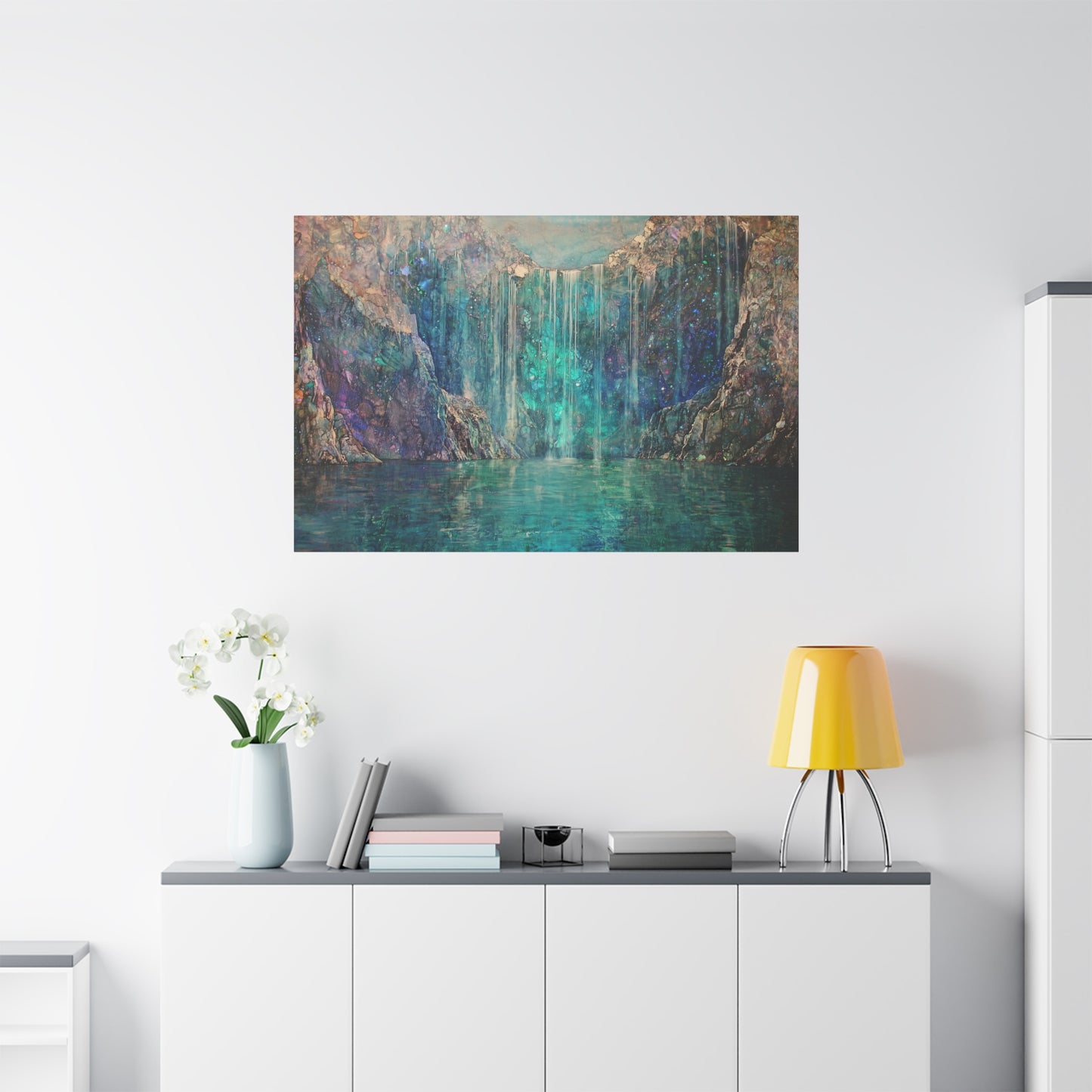 Falling Silence Canvas Print