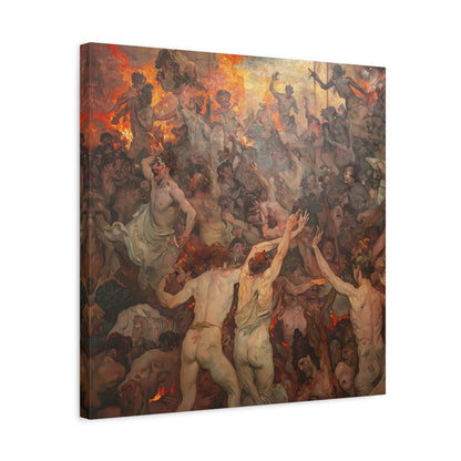 Dance of Chaos Canvas Print