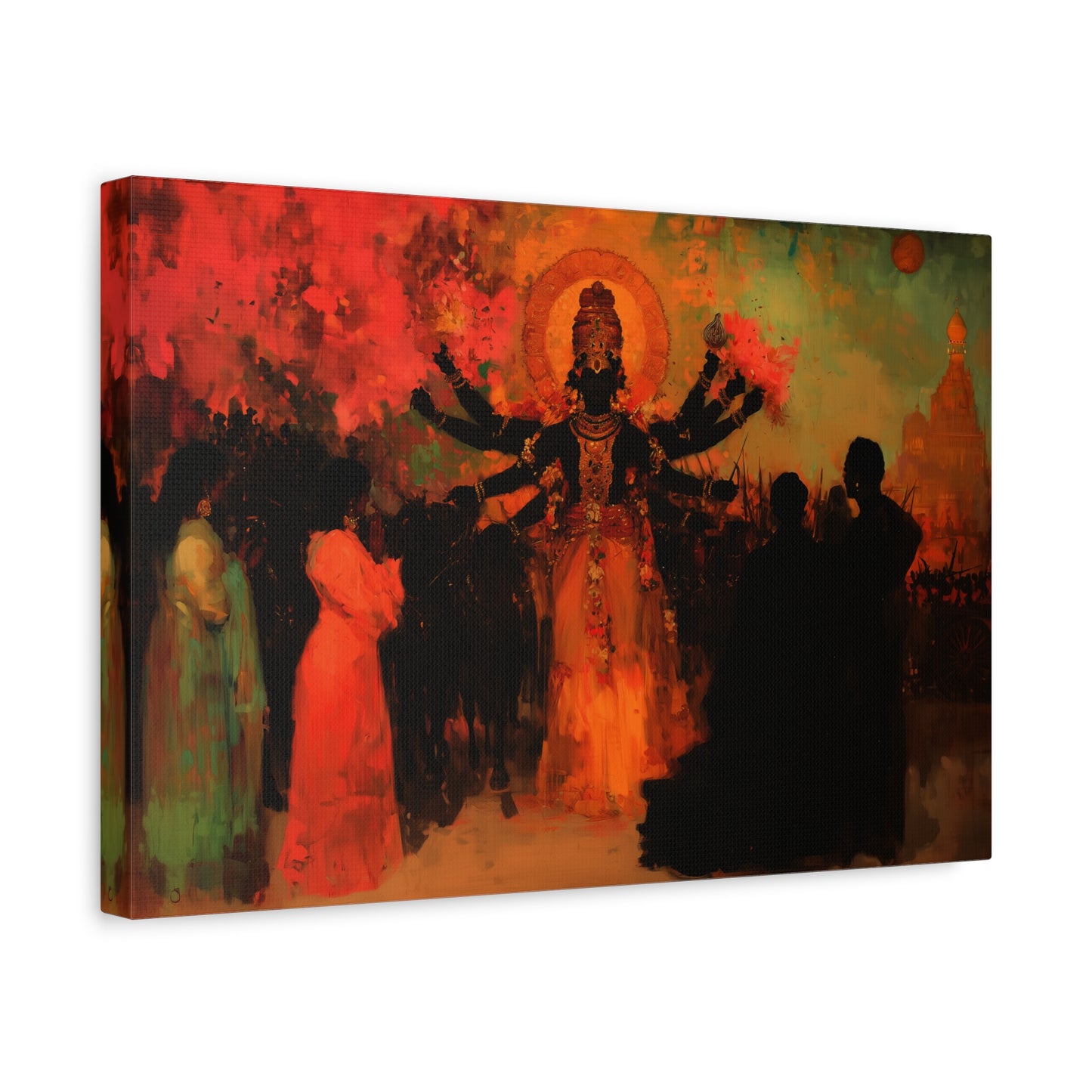 Shadowed Divinity Canvas Print