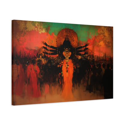 The Golden Mantle Canvas Print