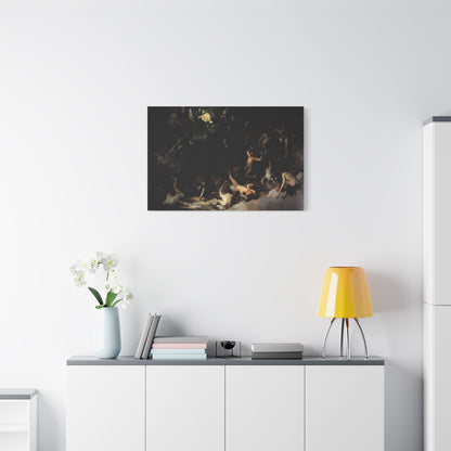 Night's Enigma Canvas Print