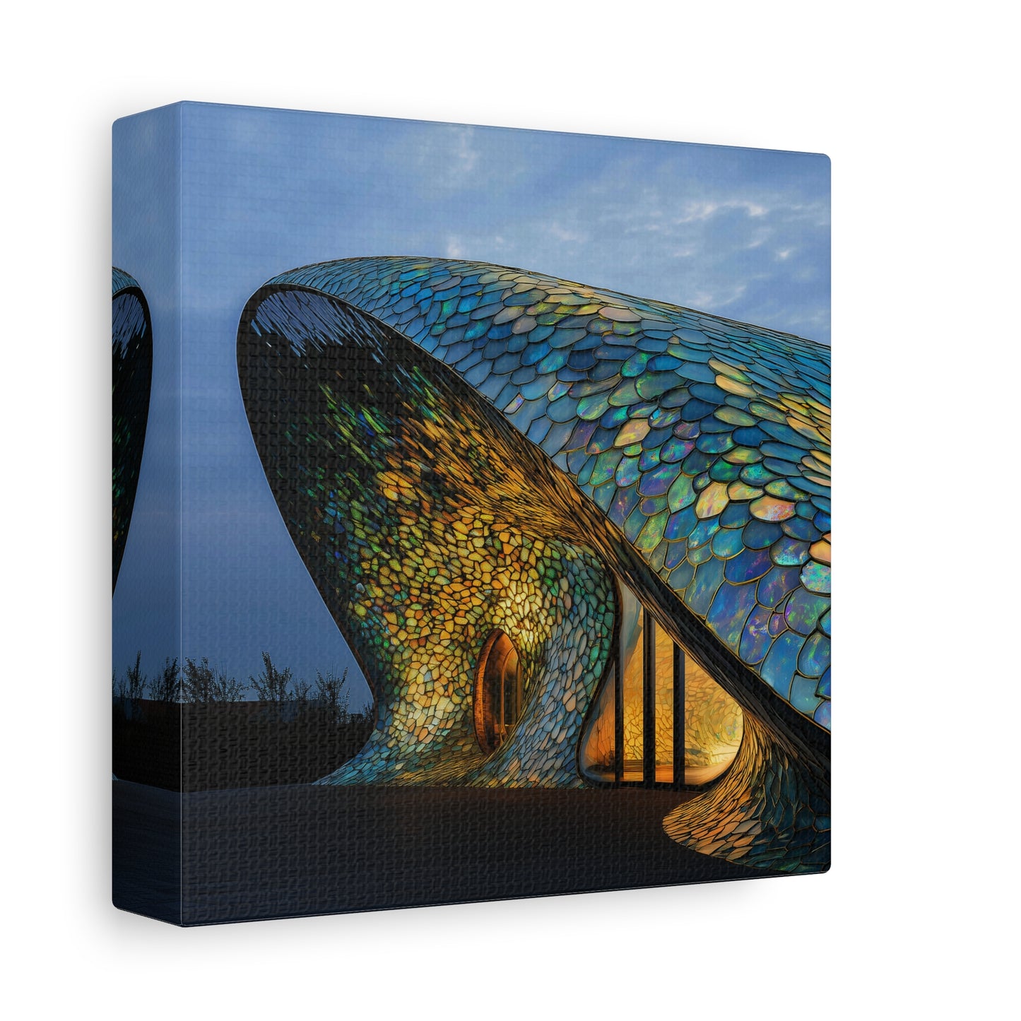 The Scaled Dome Canvas Print