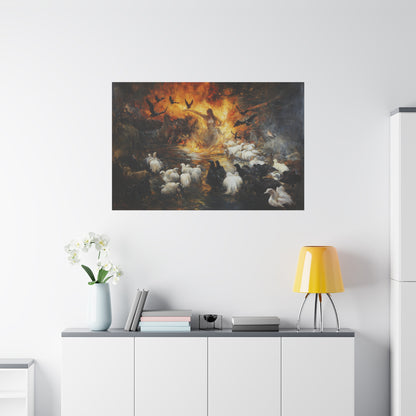 Eldritch Flock Canvas Print