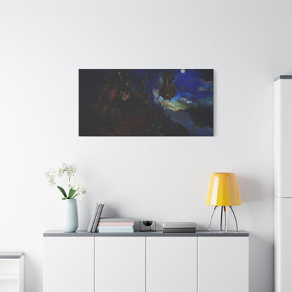 Shadowed Aegis Canvas Print