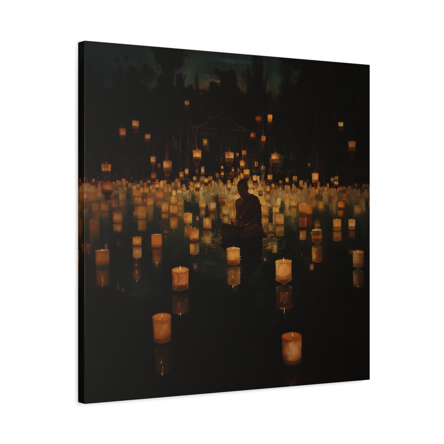 Whispering Lanterns Canvas Print