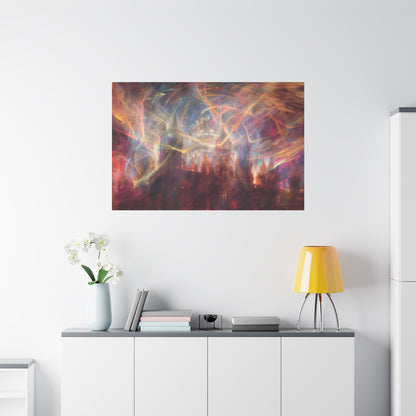 The Starlit Citadel Canvas Print