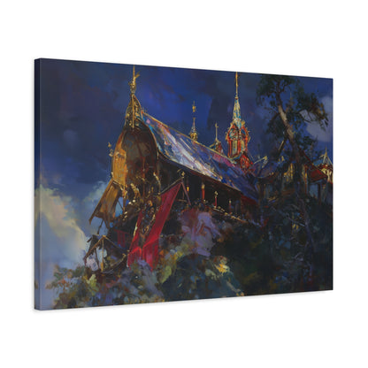 Noble Stronghold Canvas Print