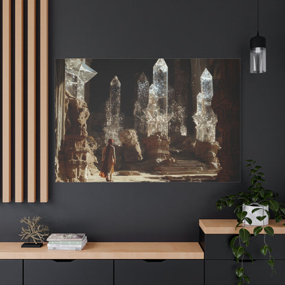 The Luminescent Cavern Canvas Print