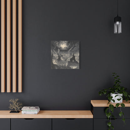 Where Night Dwells Canvas Print