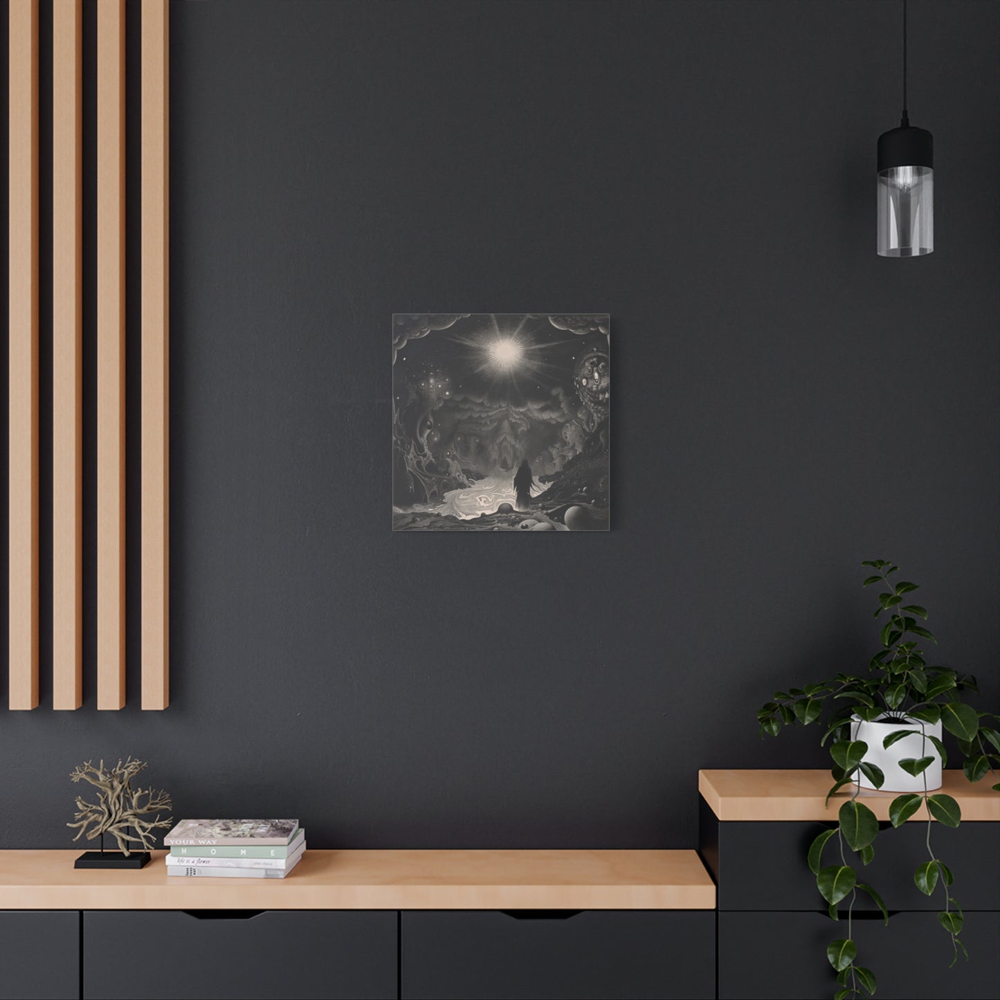 The Cosmic Balance Canvas Print