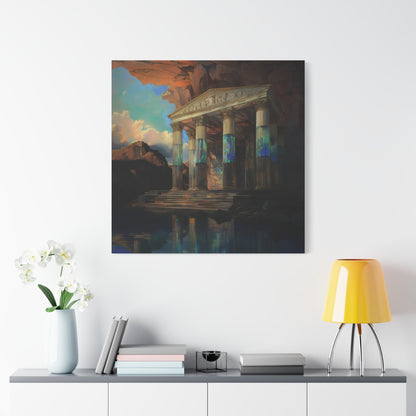 The Dreaming Temple Canvas Print